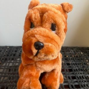 Shar Pei Stuffed Animal Dog Plush Teddy Bear Liberty Toy